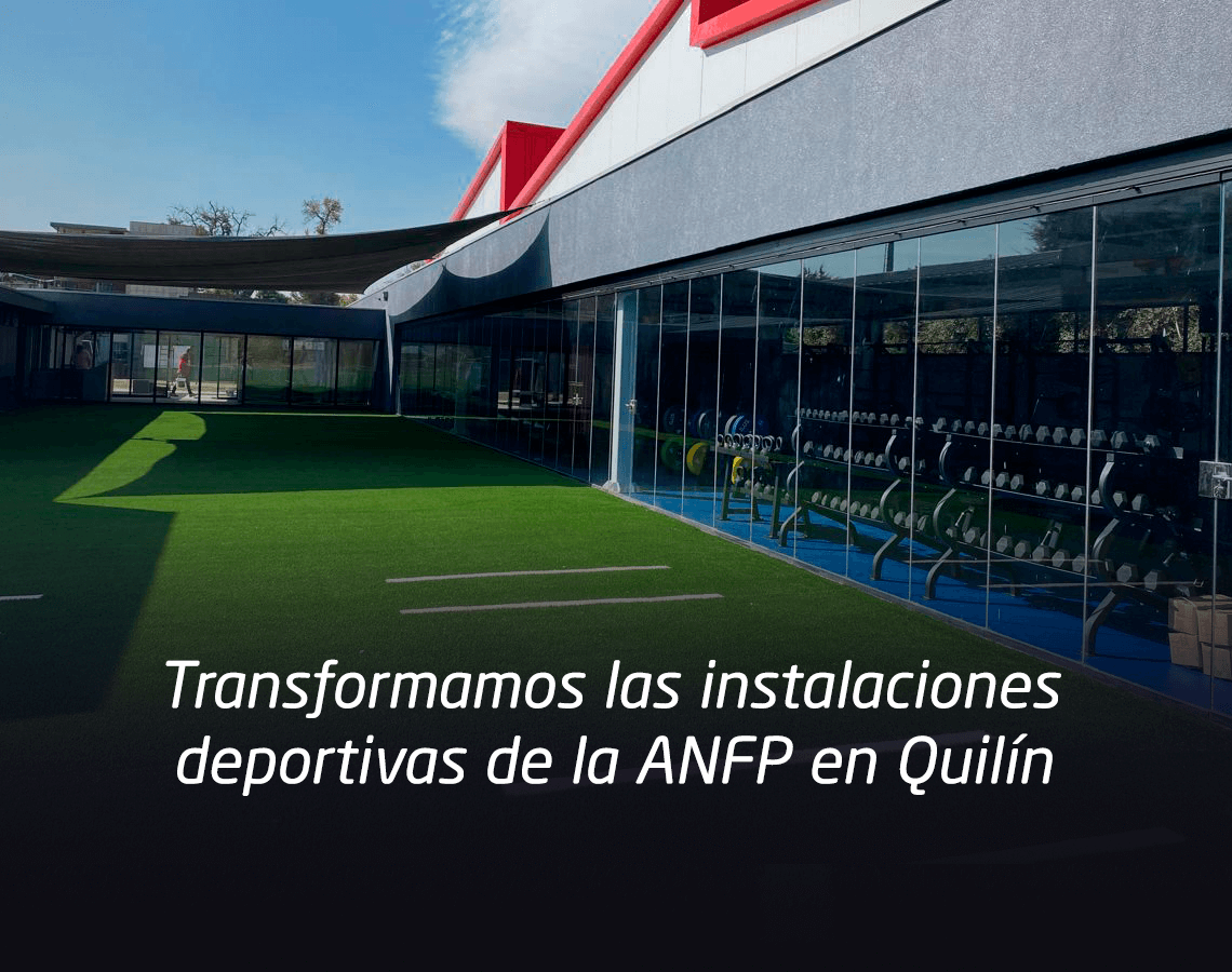 instalaciones deportivas de la ANFP en Quilín