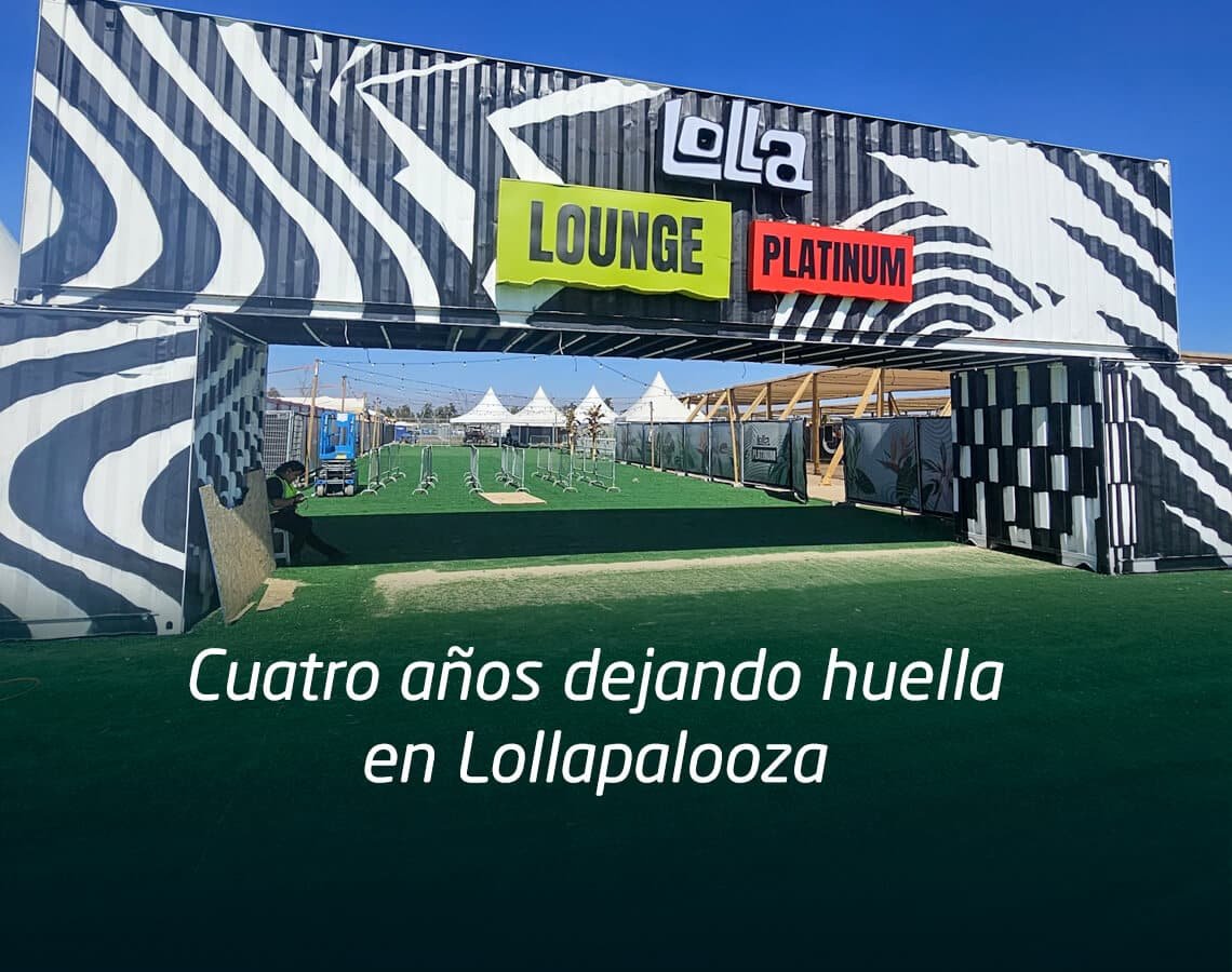 pasto sintetico lollapalooza