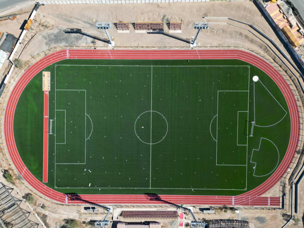 Cancha del estadio municipal de Diego de Almagro - espacio deportivo